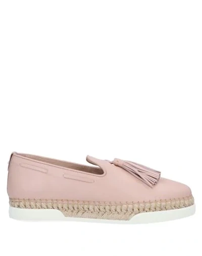 Tod's Loafers In Pink