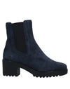 Hogan Ankle Boots In Dark Blue