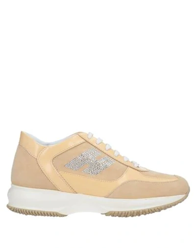 Hogan Sneakers In Beige