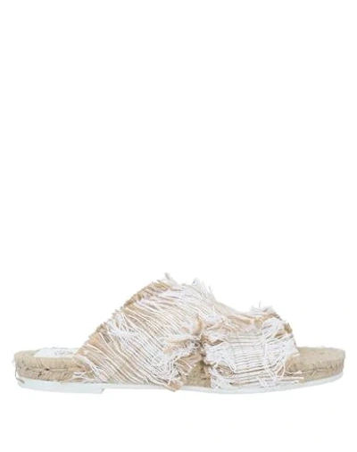 Espadrilles Sandals In White
