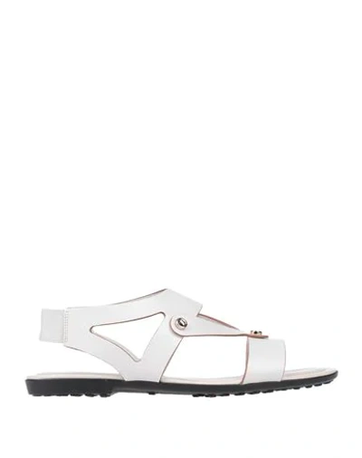 Tod's Sandals In White