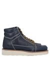 Jw Anderson Ankle Boots In Dark Blue