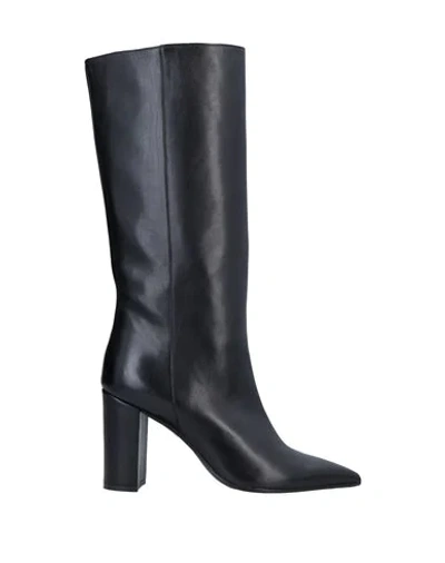 Aldo Castagna Knee Boots In Black