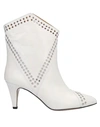 Isabel Marant Ankle Boots In Light Grey