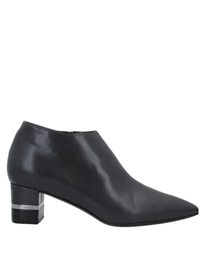 A.testoni Ankle Boots In Steel Grey