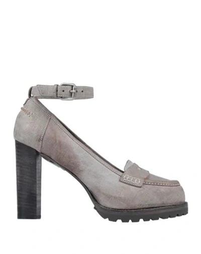 Brunello Cucinelli Loafers In Grey