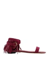 Tod's Sandals In Red