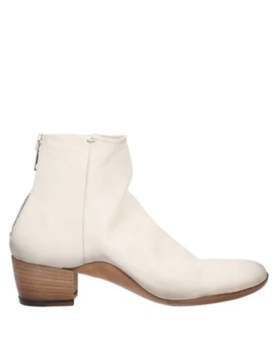 Silvano Sassetti Ankle Boots In White
