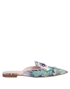 Alberta Ferretti Mules & Clogs In Blue