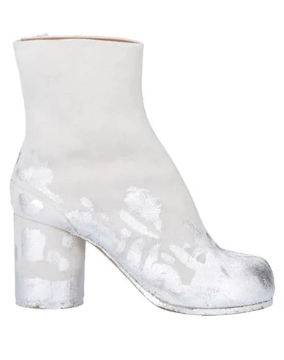 Maison Margiela Ankle Boot In Light Grey