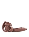 Max Mara Ballet Flats In Pastel Pink