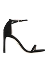 Stuart Weitzman Woman Sandals Black Size 4.5 Leather