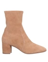Stuart Weitzman Ankle Boots In Camel