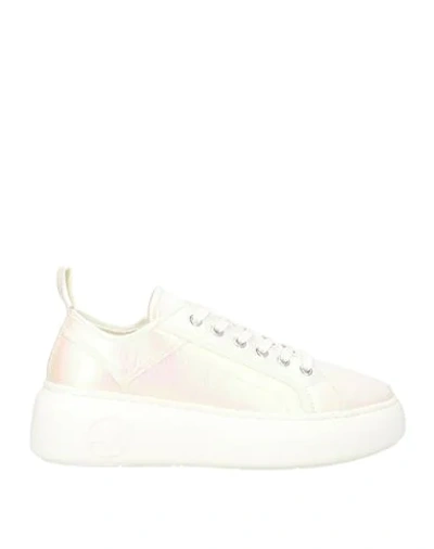 Armani Exchange Sneakers In White