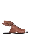 Strategia Sandals In Brown