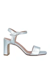 Janet & Janet Sandals In Silver