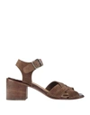 MOMA MOMA WOMAN SANDALS BROWN SIZE 9.5 SOFT LEATHER,11992016UC 7