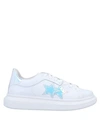 2STAR 2STAR WOMAN SNEAKERS WHITE SIZE 5 SOFT LEATHER, TEXTILE FIBERS,11992269TL 13