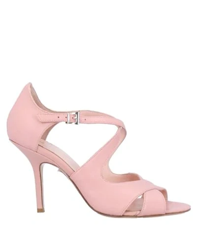 Anna F Sandals In Pink