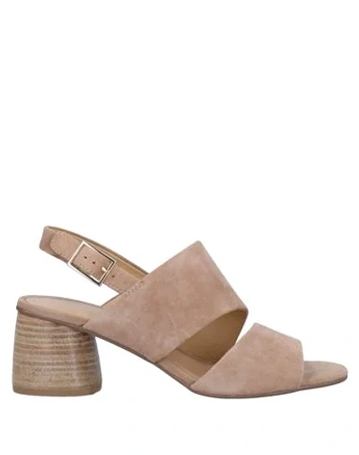 Adele Dezotti Sandals In Pale Pink