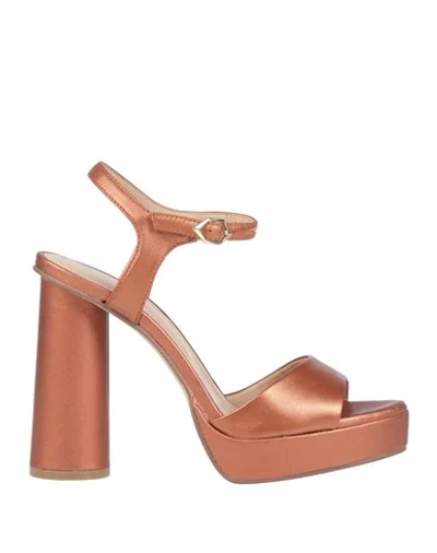 Bruno Premi Sandals In Copper