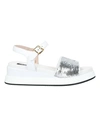 Tosca Blu Sandals In Silver