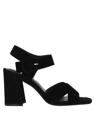 Adele Dezotti Sandals In Black