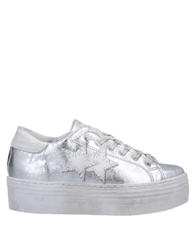 2star Sneakers In Silver