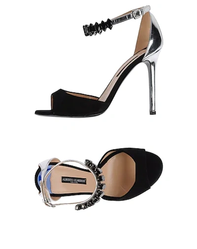 Alberto Guardiani Sandals In Black