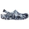 Crocs Classic Tie Dye Clogs From Finish Line In White/black