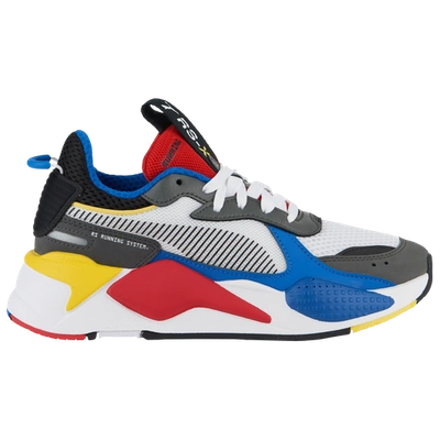 Puma Kids' Boys  Rs-x In White/royal/high Risk Red