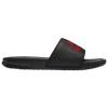 Nike Benassi Jdi Slide In Black/challenge Red