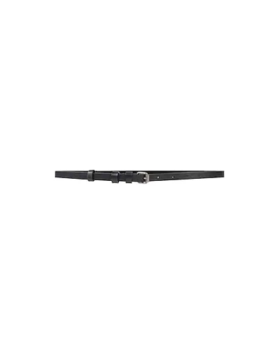 Aspesi Thin Belt In Black