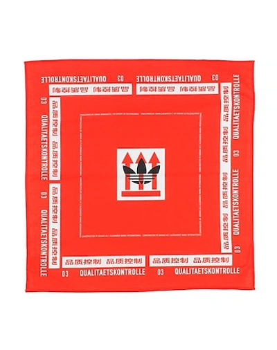 Adidas Originals By Alexander Wang Square Scarf In Red