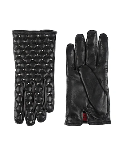 Valentino Garavani Gloves In Black