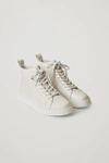COS LEATHER HIGH TOP SNEAKERS,0940925001005