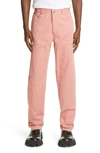 JW ANDERSON STRAIGHT FIT WORKWEAR TROUSERS,TR0118-PG0110