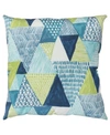 RIZZY HOME GEOMETRIC POLYESTER FILLED DECORATIVE PILLOW22" X 22"