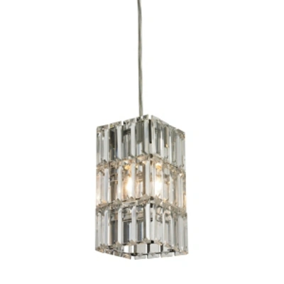 Elk Lighting Cynthia Collection 1 Light Mini Pendant In Polished Chrome