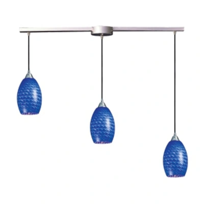 Elk Lighting Mulinello Coll - Sapphire In Silver