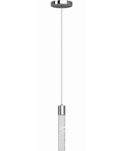 Volume Lighting Tristen Led 1-light Mini Hanging Pendant In Chrome