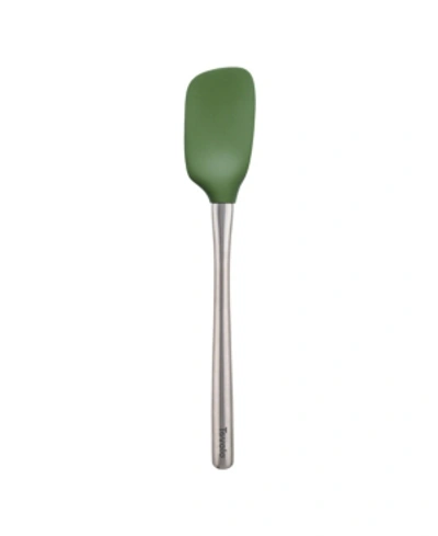 Tovolo Flex-core Stainless Steel Handled Spoonula, Silicone Spoon Spatula Head In Pesto