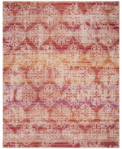 Safavieh Montage Mtg182 Pink And Multi 8' X 10' Outdoor Area Rug
