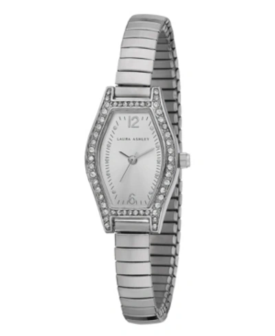 Laura Ashley Ladies' Silver Expandable Bracelet Watch