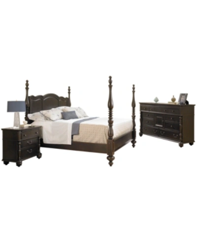 Furniture Paula Deen Bedroom , Savannah King 3 Piece Set (bed, Dresser And Nightstand)