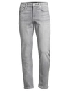 7 For All Mankind Men's Slimmy Slim Straight-fit Jeans In Altruist Grey