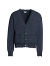 JOHN ELLIOTT STRUCTURE WOOL KNIT CARDIGAN,400013342238