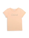 CHLOÉ LITTLE GIRL'S & GIRL'S LOGO T-SHIRT,400013531407