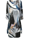 Issey Miyake Musa Dress In Blue