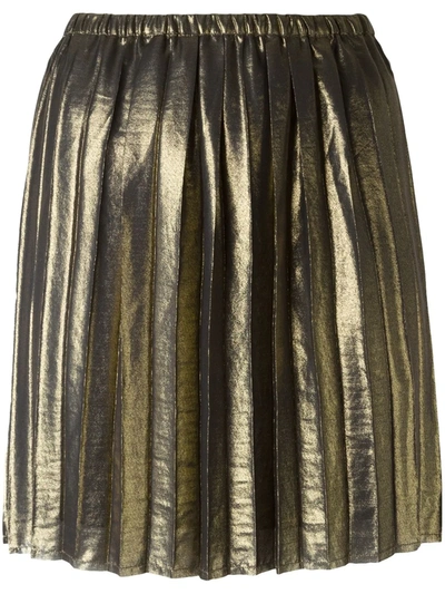 Isabel Marant Étoile 'manda' Metallic Skirt In Grey